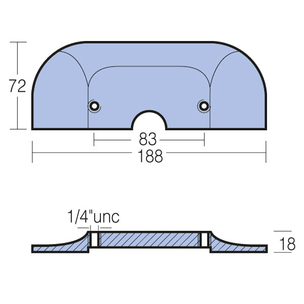 Tecnoseal Zinkanode mercuiser alle alpha-2
