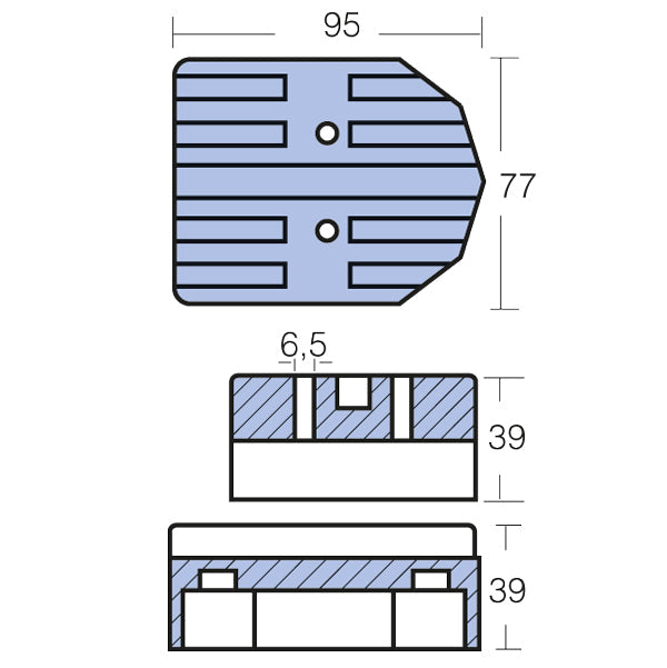 Tecnoseal Zinkanode mercuiser alpha one-2