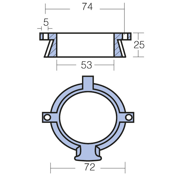 Tecnoseal Zinkanode mercruiser alpha one-2