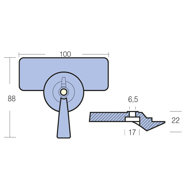 Tecnoseal Zinkanode yamaha  9.9 hk-2