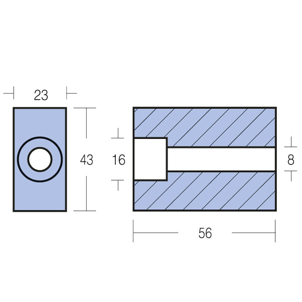 Tecnoseal Zinkanode omc 160 -280hk-2
