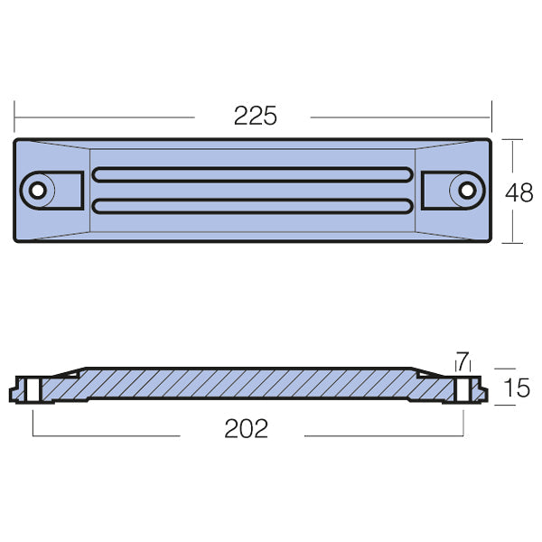 Tecnoseal Zinkanode honda 75/130/225hk-2