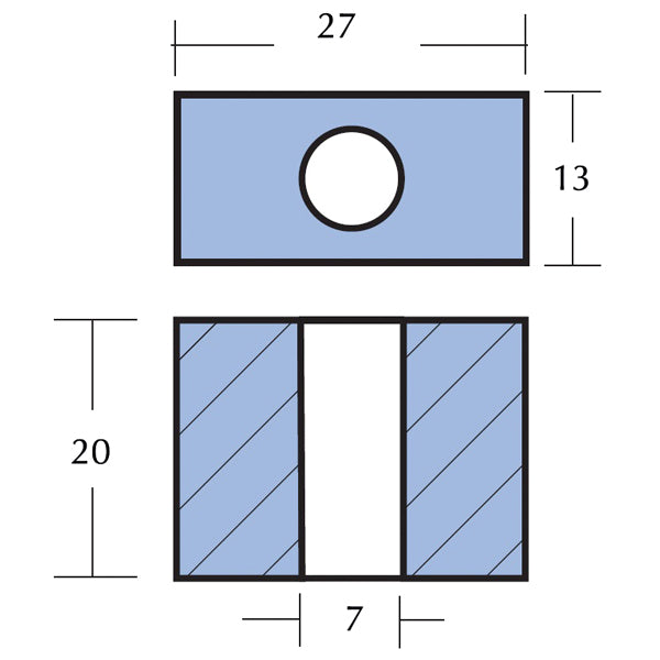 Tecnoseal Zinkanode tohatsu/mercury-2
