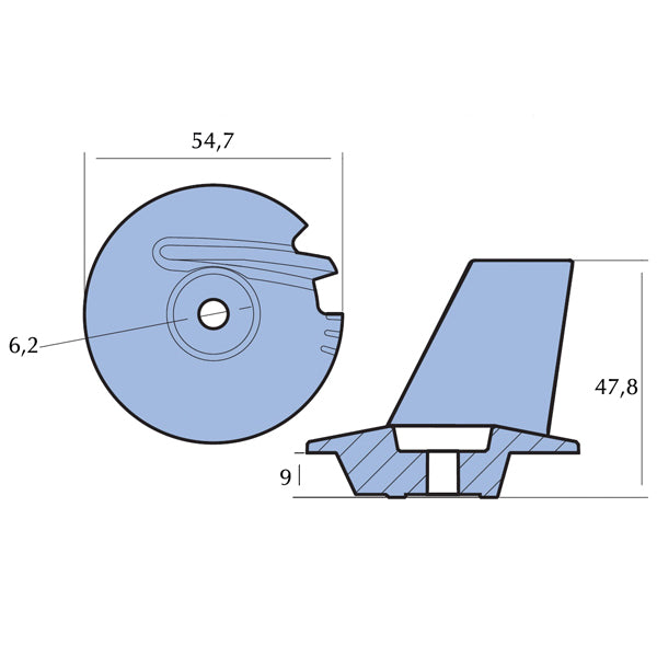 Tecnoseal Zinkanode tohatsu-2