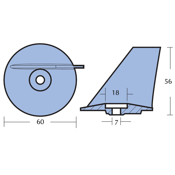 Tecnoseal Zinkanode tohatsu 25-50hk-3