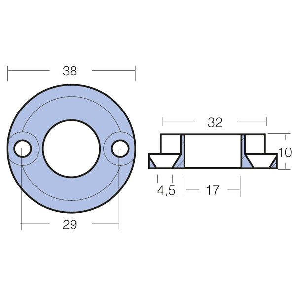 Tecnoseal zinkanode vetus bovpropel kgf 25-3