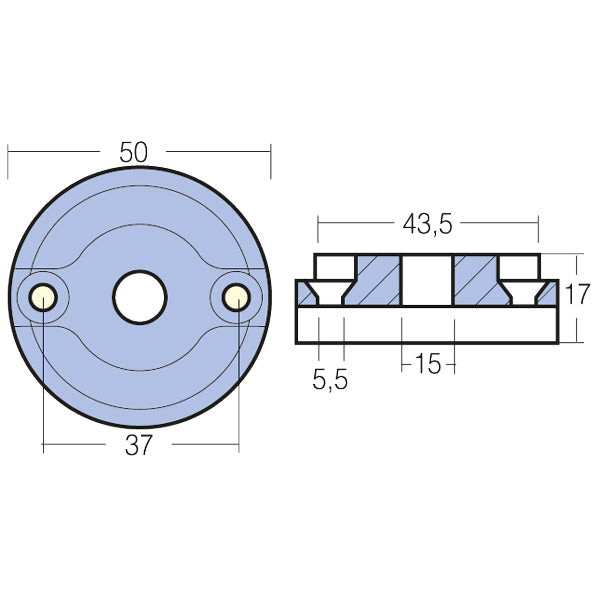 Tecnoseal Zinkanode vetus bovpropel kgf 35-3