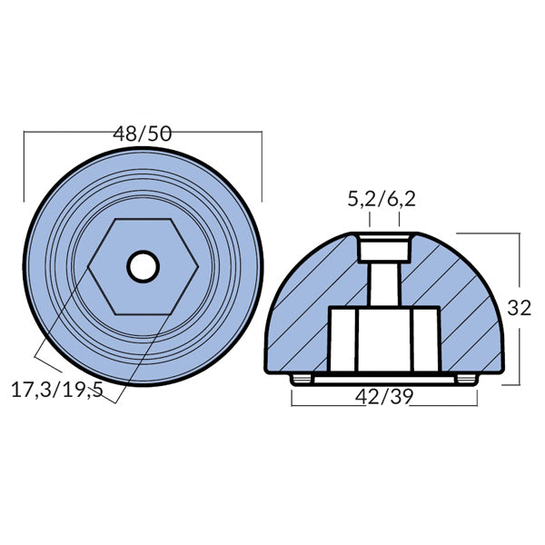 Tecnoseal Zinkanode quick bovpropel btq 140 (tq14000)-2