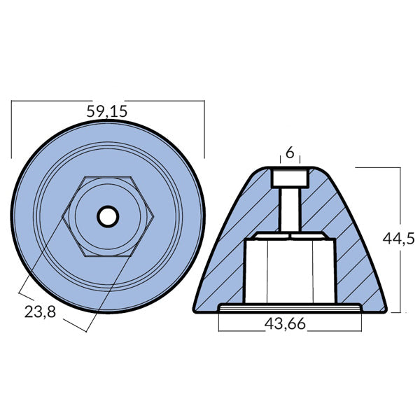 Tecnoseal Zinkanode quick bovpropel btq 250 (tq25000)-2