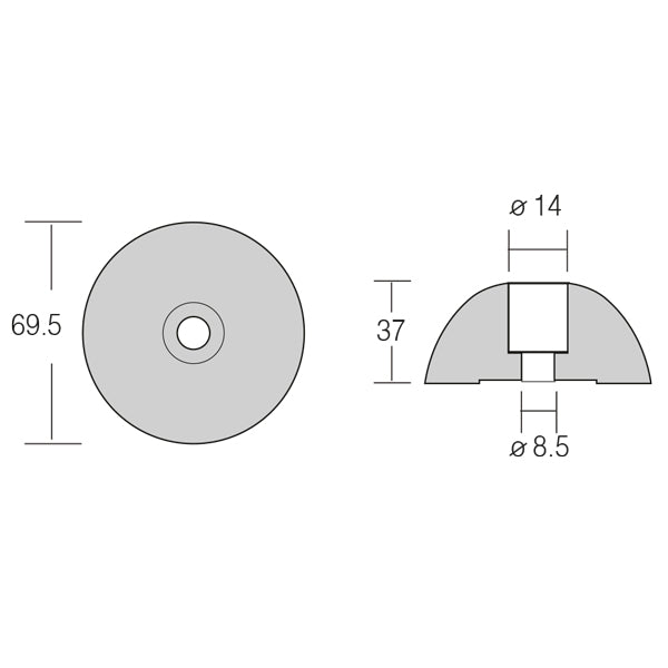 1852 Zink til Flex o fold Ø69.5mm-2