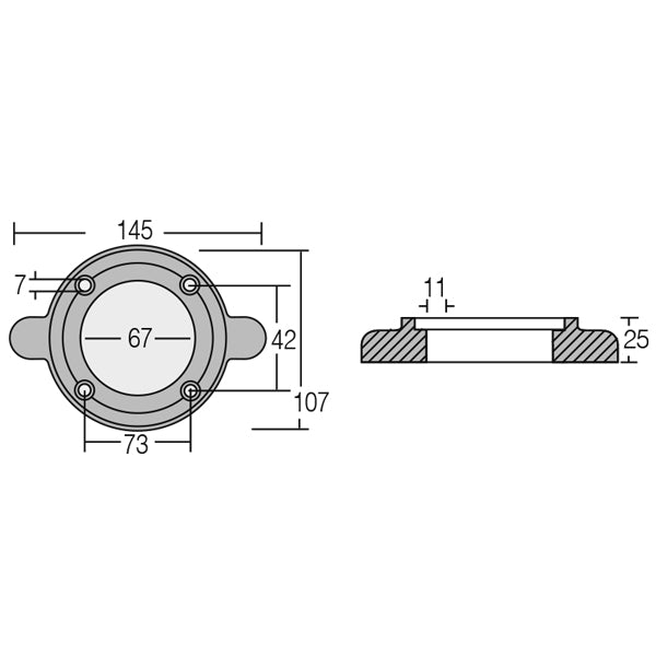 1852 Yanmar drev-zinkring SD20/30/40/50/60 196420-02651-2