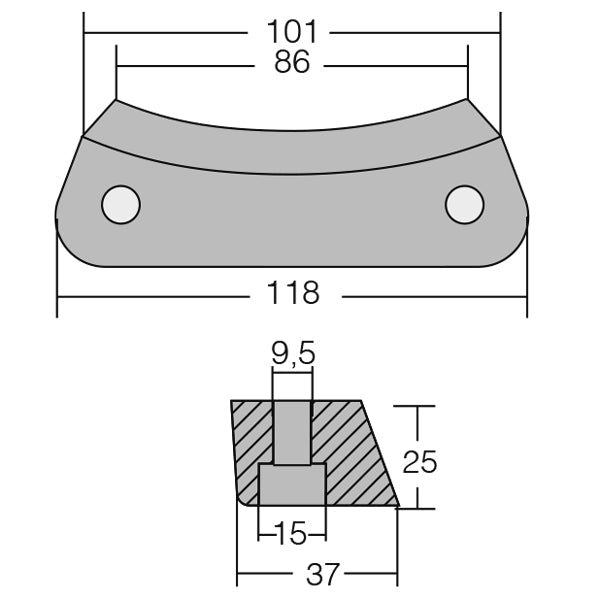1852 Drevzink for Volvo DPH, DPR 3588745-2