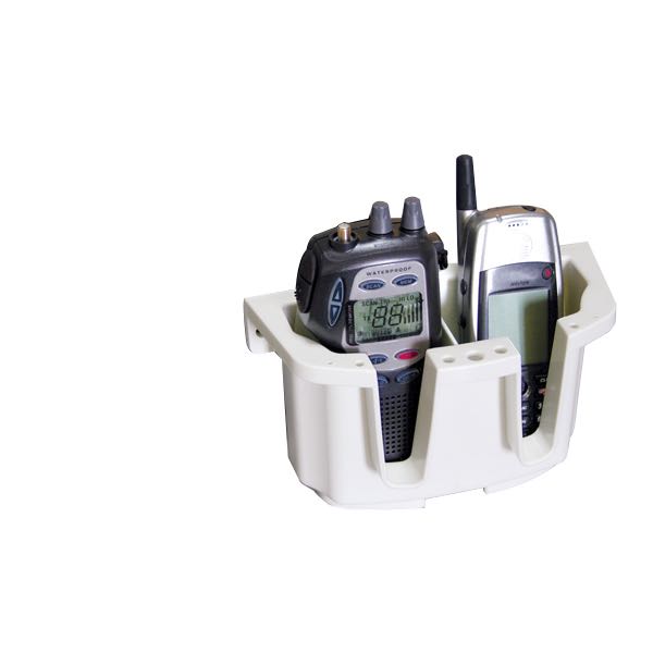 Dobbelt holder til vhf/mobil lalizas "store all" hvid-1