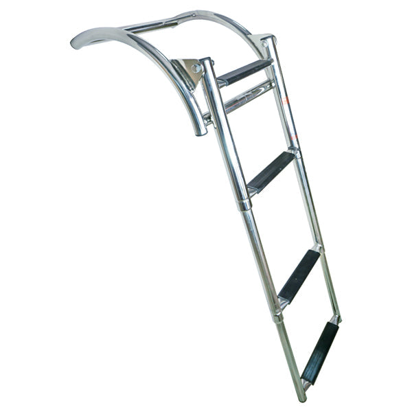 Badestige til gummibåd med 3 teleskop trin l-87/38cm b-29cm-1