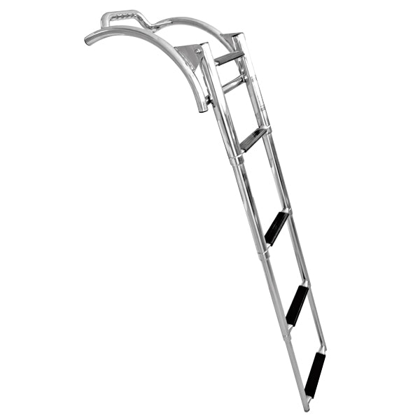 Badestige til gummibåd med 4 teleskop trin l-119/40cm b-29cm-1