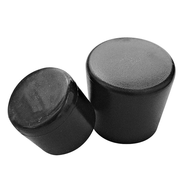 Endeprop udvendig, sort PVC-2