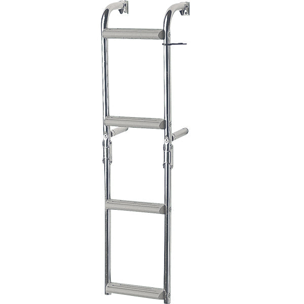 Nuova rade badestige RF stål 4 trin - 2+2, 215x835mm-1