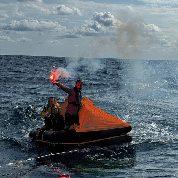 HERO Redningsflåde YACHT cylindrisk 6 personer  SOLAS A-4
