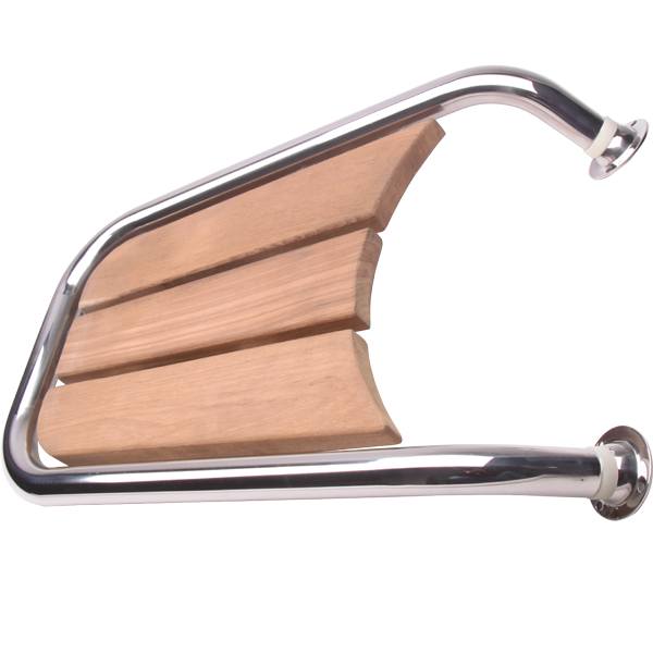 Stævnplatform med teak 50x35cm ø32mm rør-3