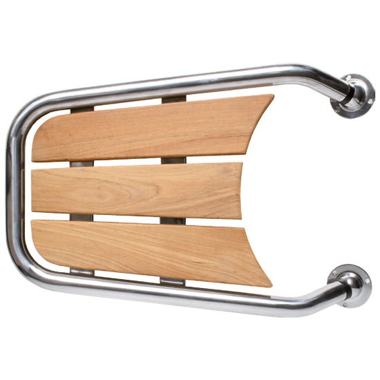 Stævnplatform med teak 50x35cm ø32mm rør-1