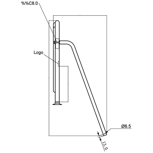 Badeplatform Ø32mm rør-4