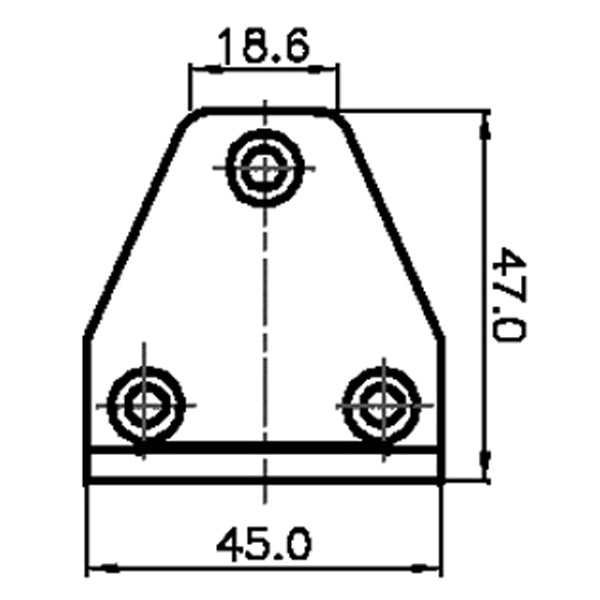 Badestige til platform 4 trin b-290mm l-615-1200mm d-240mm-3