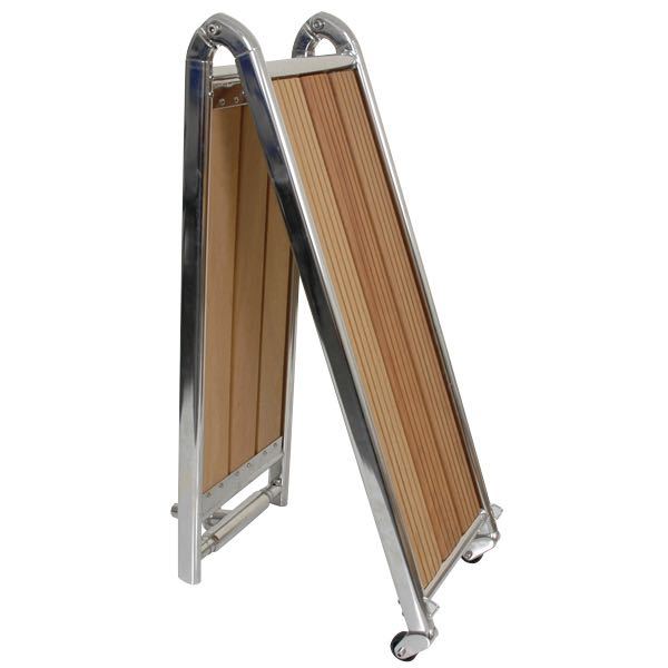 Landgangsbro 160x28cm rf/teak-1