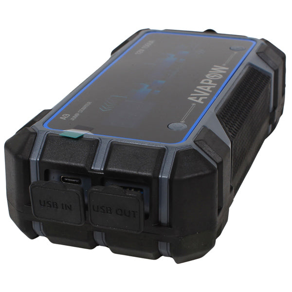 Avapow A9 jump starter 12V, peak 1500Amp-10