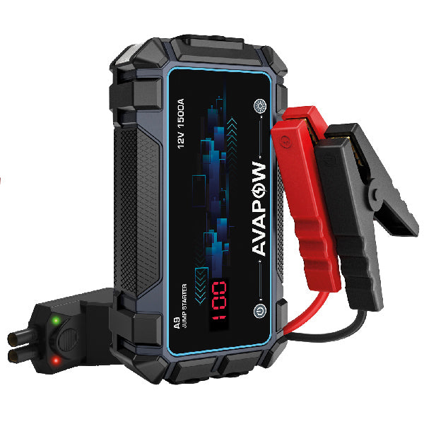 Avapow A9 jump starter 12V, peak 1500Amp-1