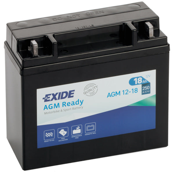 Exide Batteri AGM 18Ah start 4584-1
