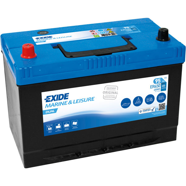 Exide Batteri Nautilus 120Ah dual-1