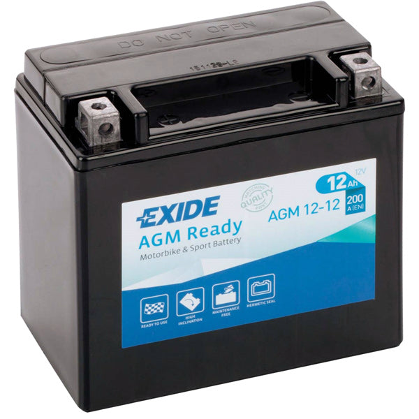Exide 12V batteri AGM12-12 12AH-1
