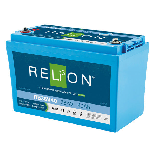 RELiON 38.4V 40AH RB36V40 LiFePO4 Battery-1