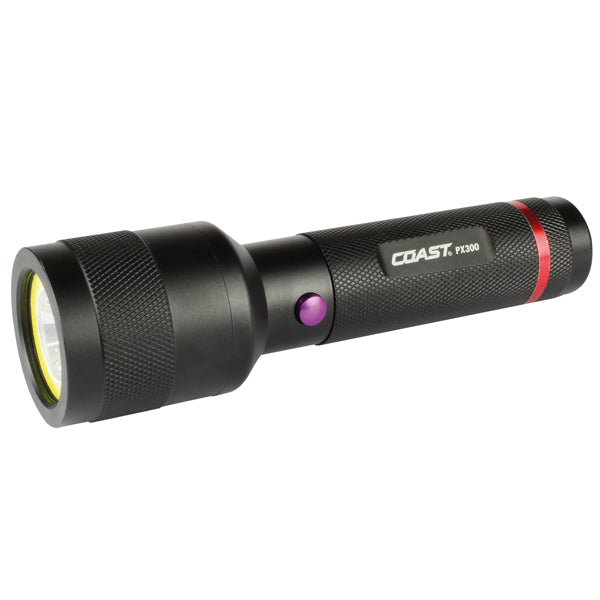 Coast PX300 håndlygte 150L med UV lys IPX4 incl. 3xAA batter-1