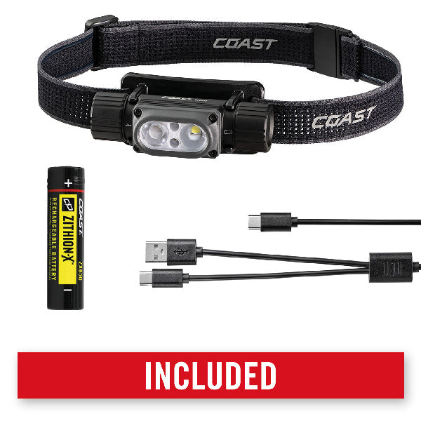 Coast WPH30R vandtæt genopladelig pandelampe 1200 lumen-5