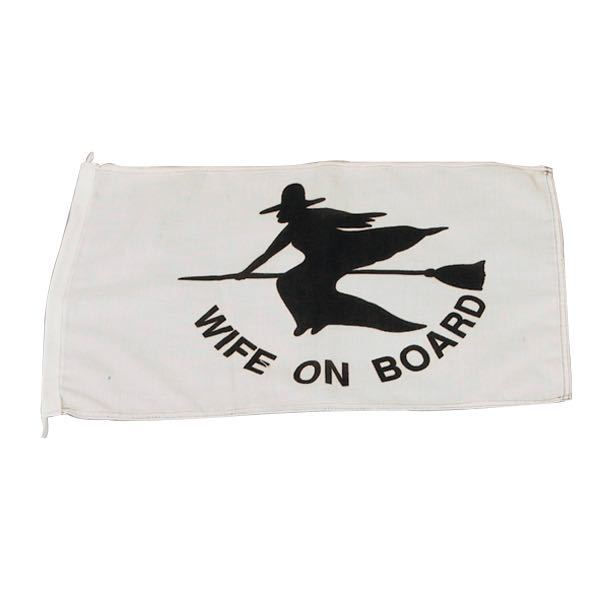 1852 Humør-flag wife on b. 30x45cm-1