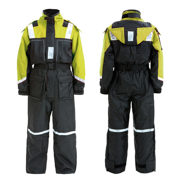 1852 flydedragt sort/gul 50N EN ISO 12402-6-2