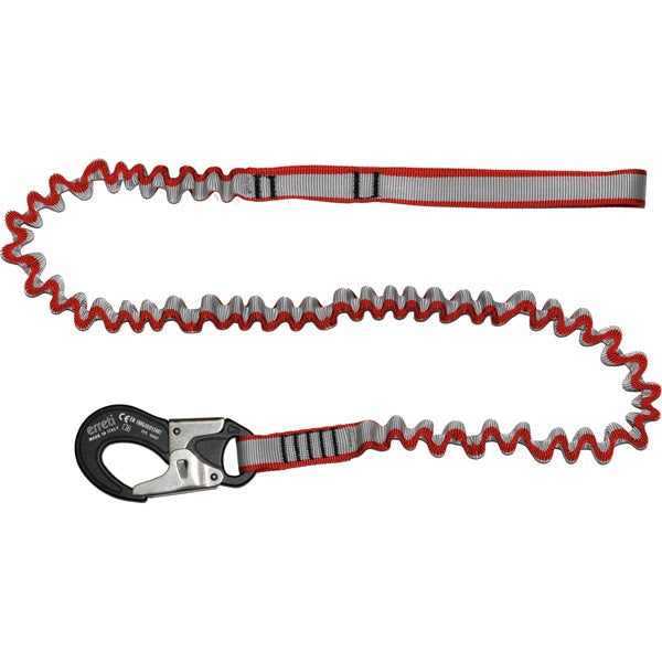 Erreti livline 2m 25mm med  sort alu. sikkerhedskrog 15kn-1