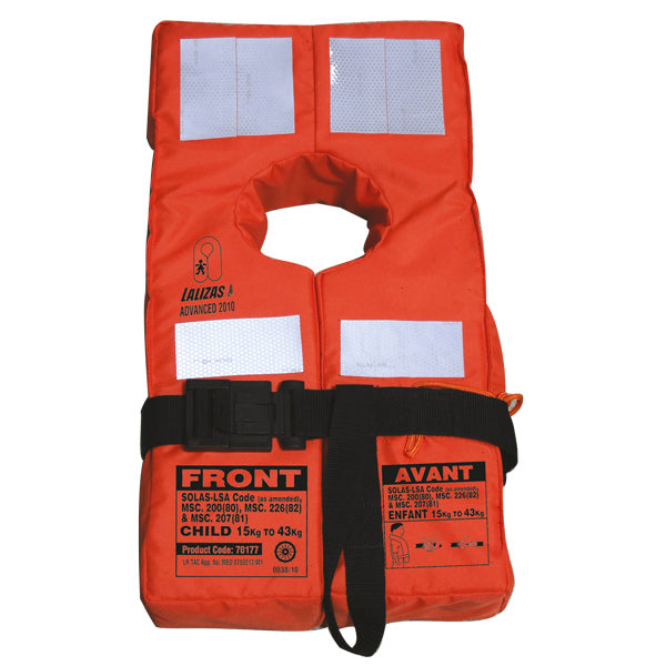 Redningvest solas godkendt lsa code 2010 -str. 15-43kg-1