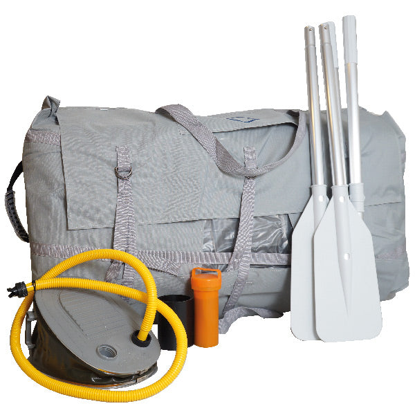 Aquaquick gummibåd Hunter HD1.2 med aluminiums dørk 270cm-2