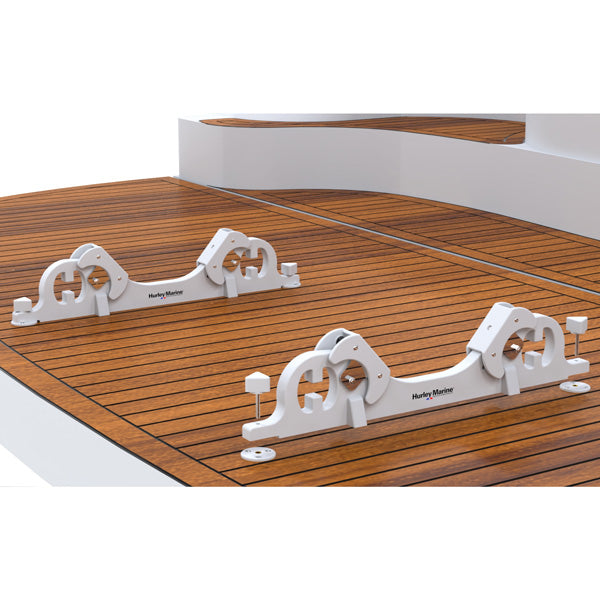 Hurley Davits, Chocks removable, Max 453kg (with deckplates)-3