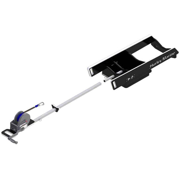 Hurley Davit H3O Hand winch, Black, Max 181kg-6