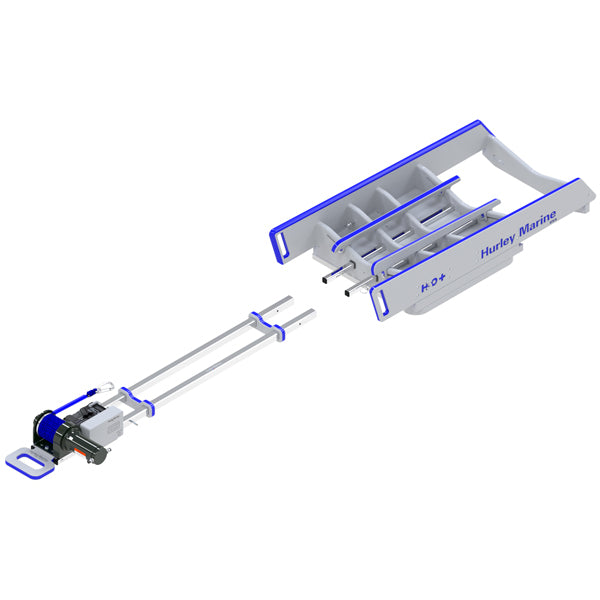 Hurley Davit H3O+ Electric winch, Max 328kg-4