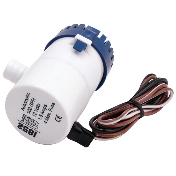 1852 Automatisk lænsepumpe 550 GPH 12V Ø19mm-2