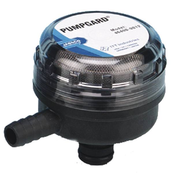 Jabsco pumpgard filter 90gr, ind 19mm studs, ud quick c. han-1