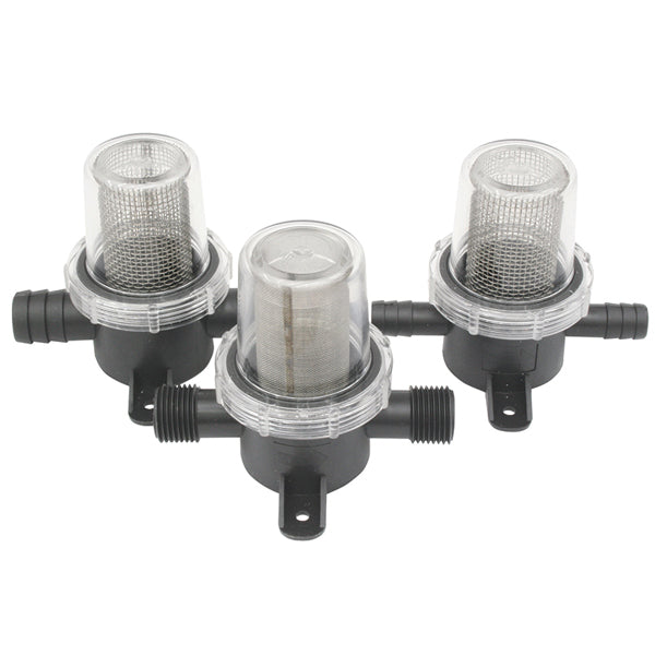 Vandfilter in-line med grov RF si, slangestuds Ø12mm-1
