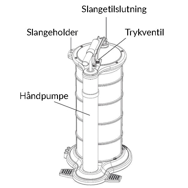 1852 Oliesuger cylinder model 9l-2