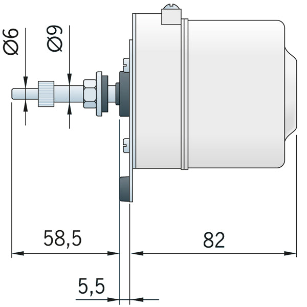 Roca W05 viskermotor 56mm-5