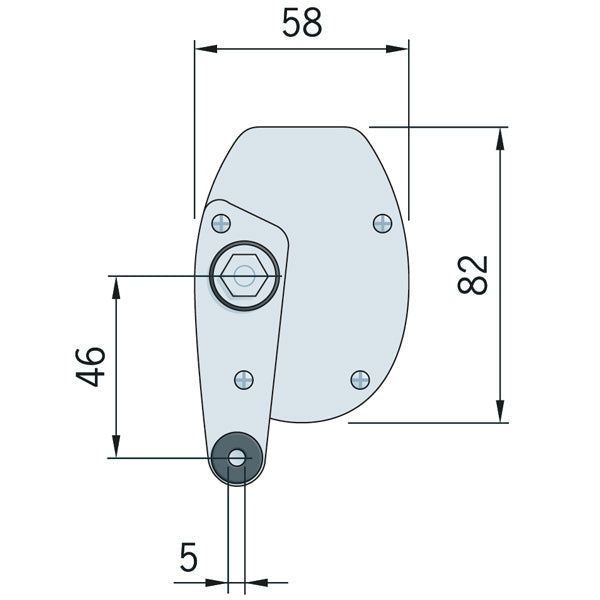 Roca W05 viskermotor 56mm-6