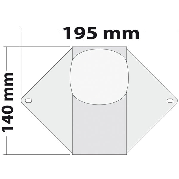 Led toplanterne 2w/dæklys 4x1w, 12/24v indtil 20m-2